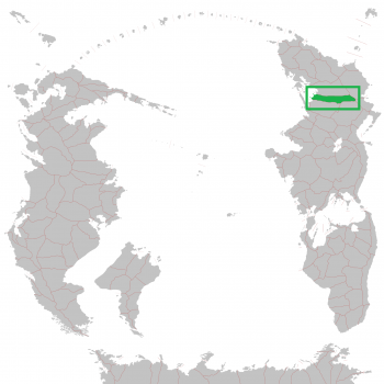 Location of Arnchow in the South Pacific